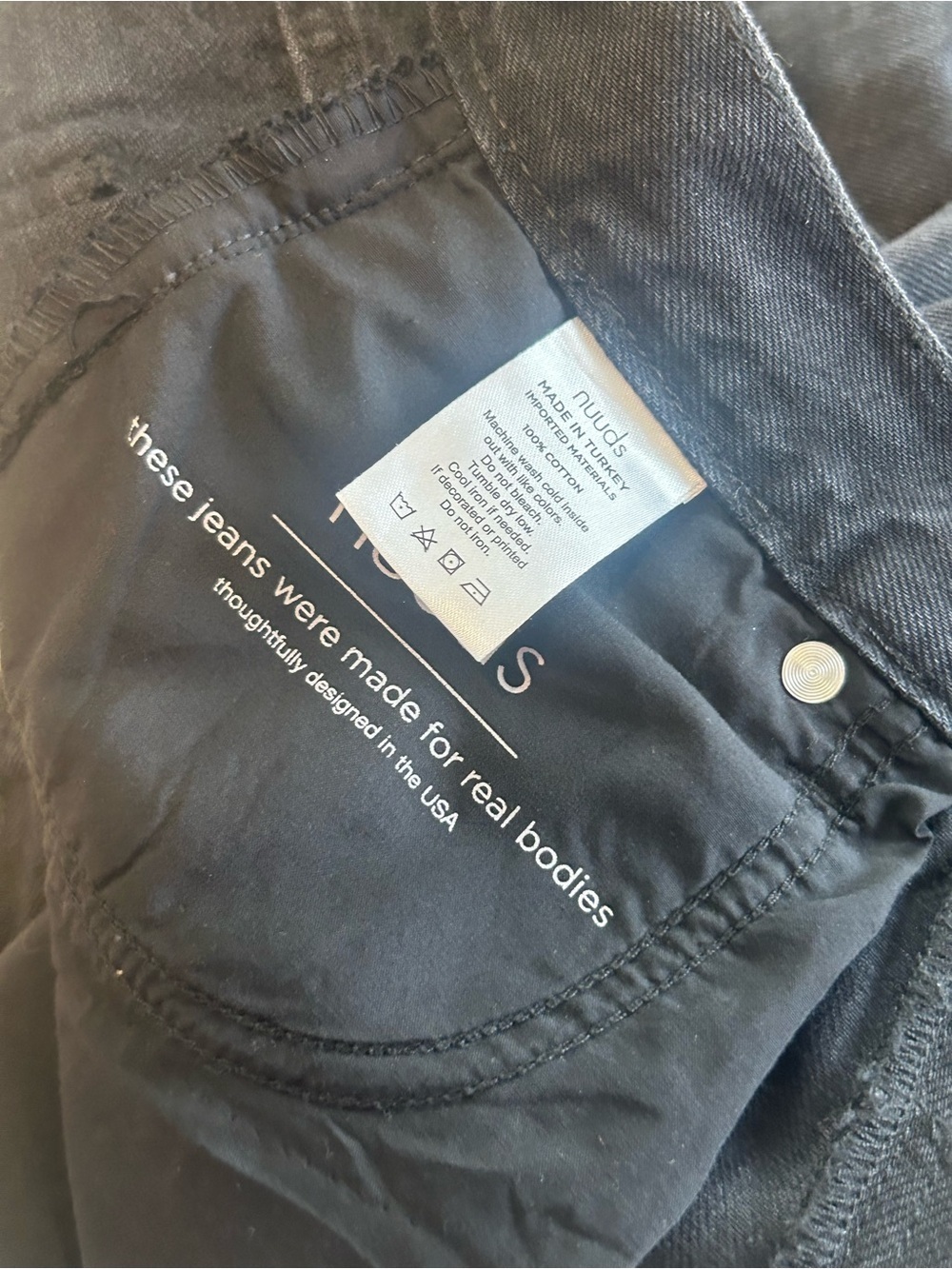 nuuds Black Relaxed Fit Distressed Jeans - Picture 3 of 6
